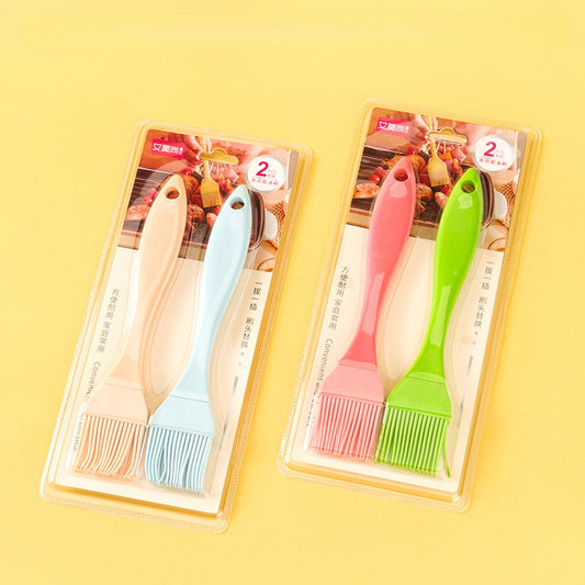 Food Grade Silicone Basting Brush with Detachable Head Berus Minyak Silikon Gred Makanan dengan Kepala Boleh Tanggal